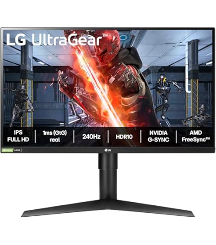 LG Monitor de jogos UltraGear 27GR75Q, tela IPS QHD (2560 * 1440